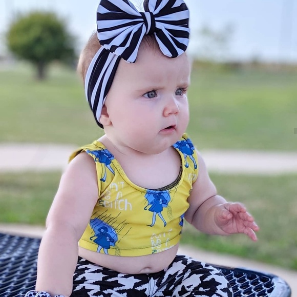 Handmade don't be a Salty B***h crop top - Picture 2 of 6